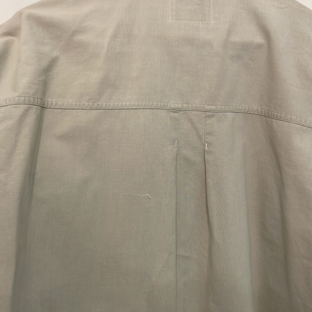 Levi's Vintage Diamond Label Neutral Tan Short Sleeve Button Down (read) - Picture 7 of 13